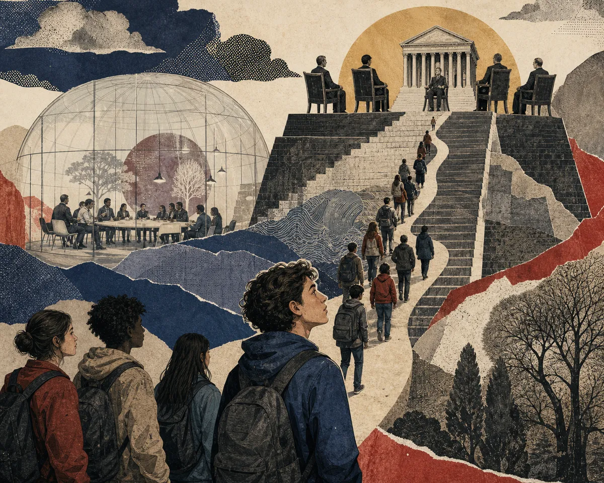 Illustration de la carte « DÉPOLITISATION ET ACCEPTATION DES HIÉRARCHIES »