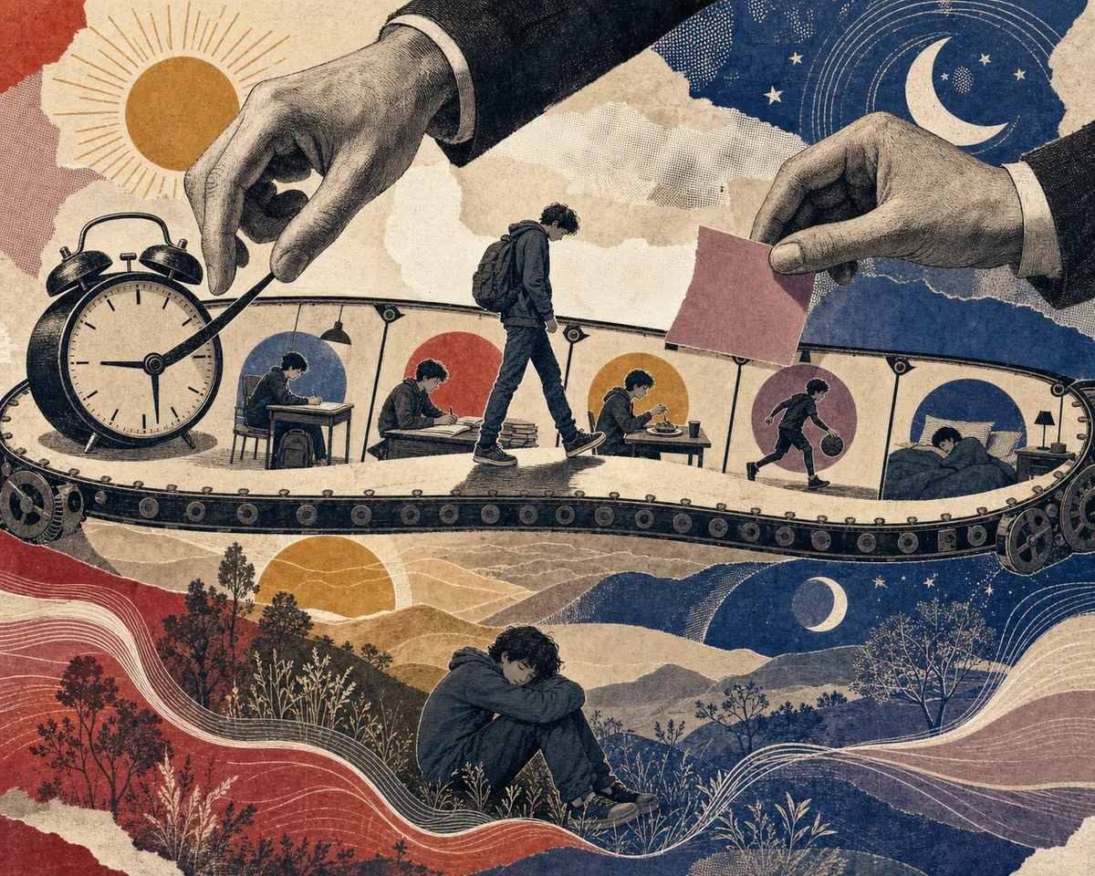 Illustration de la carte « CONFISCATION DU TEMPS ET DES RYTHMES »