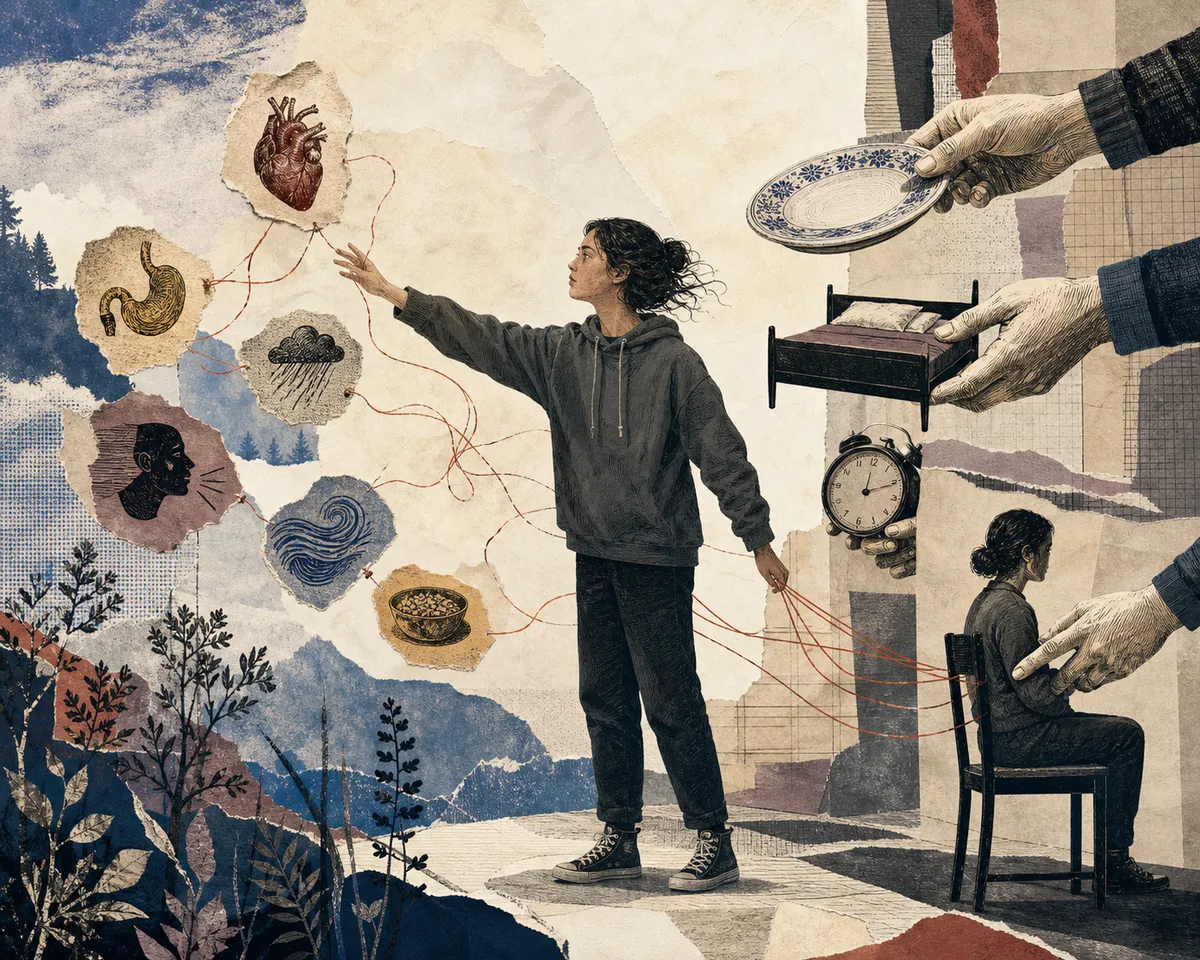 Illustration de la carte « DÉCONNEXION DE SOI ET DE SES BESOINS »