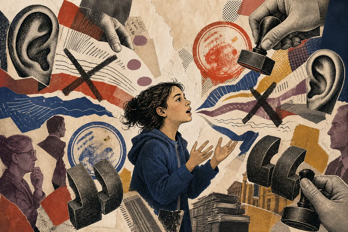 Illustration de la carte « L’ENFANT NAÏVE, INNOCENTE, INCAPABLE DE PAROLE RATIONNELLE »